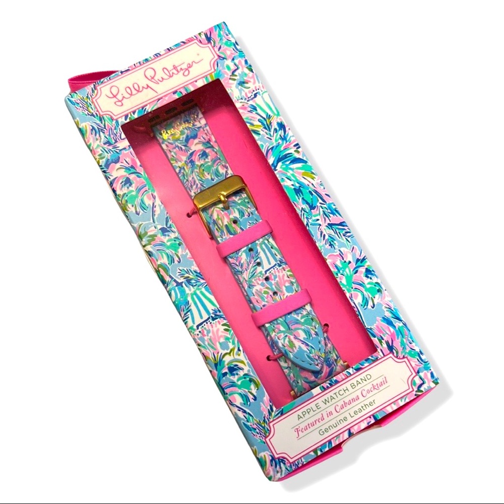 Lily Pulitzer Apple Watch Band - Blue Ibiza Cabana Cocktail